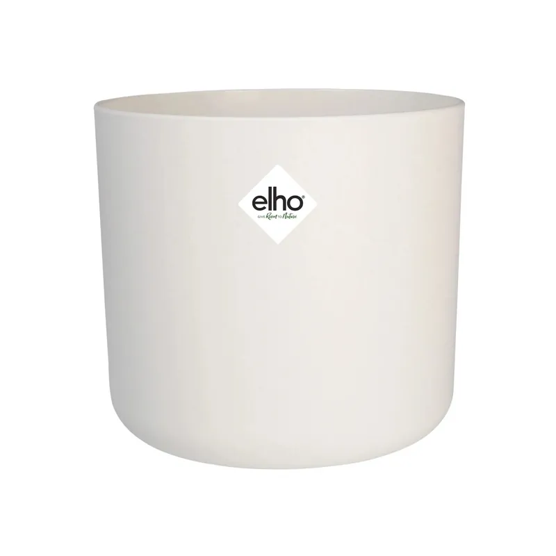 Bestel Nu Vaso B.For Soft rotondo in plastica bianco Ø 22 cm