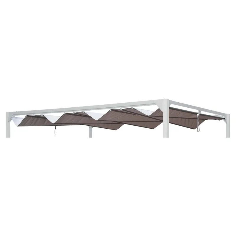 Tetto di ricambio Miera per pergola 573101 3x4 m grigio Betaalbaar