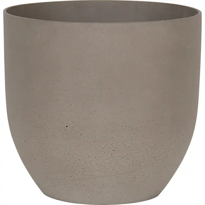 Vaso per piante Sandstone in cemento Ø 28 x 26 cm marrone Alleen Vandaag