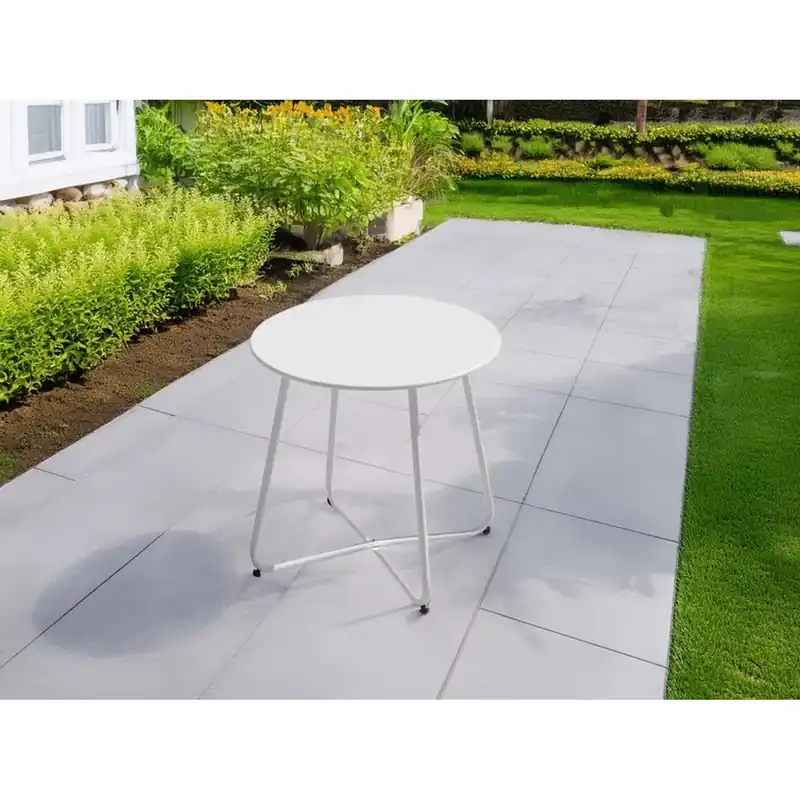 Tavolo da giardino in ferro epossidico Ø 45 cm Laatste Versie