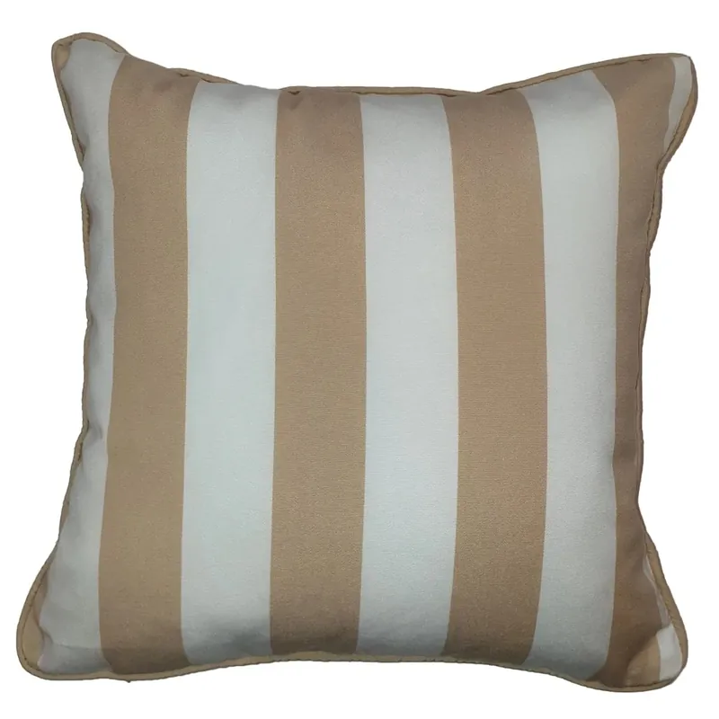 Fabrieksprijs Cuscino arredo righe beige 40x40 cm