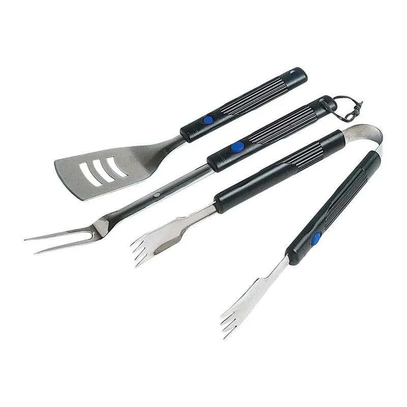 Speciale Aanbieding Set barbecue allungabile per alimenti in bachelite e acciaio 3 pz