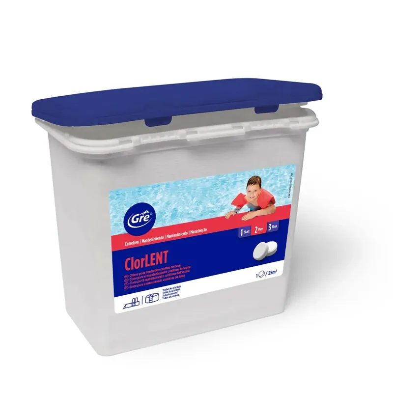 Beperkte Voorraad Cloro Lento 1 kg tavolette da 250 g
