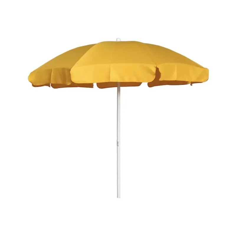 Lage Kosten Ombrellone da giardino a palo centrale Ø 200 cm giallo