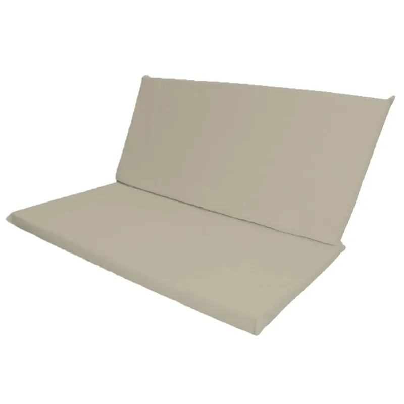 Merkproduct Cuscino per dondolo 2 posti ecrù 105x55x6 cm