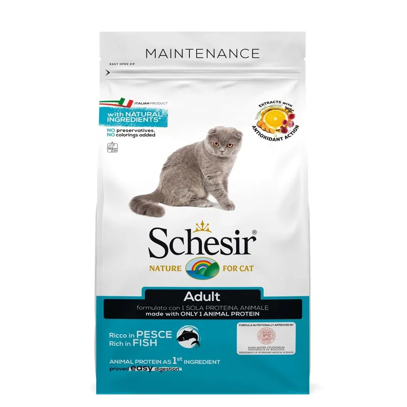 Crocchette per gatti adulti al pesce Dry 1,5 kg Beperkte Voorraad