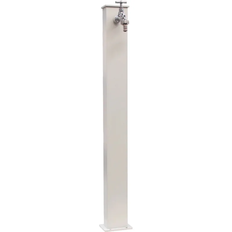 Direct Beschikbaar Fontana da giardino York in metallo bianco H 82 cm
