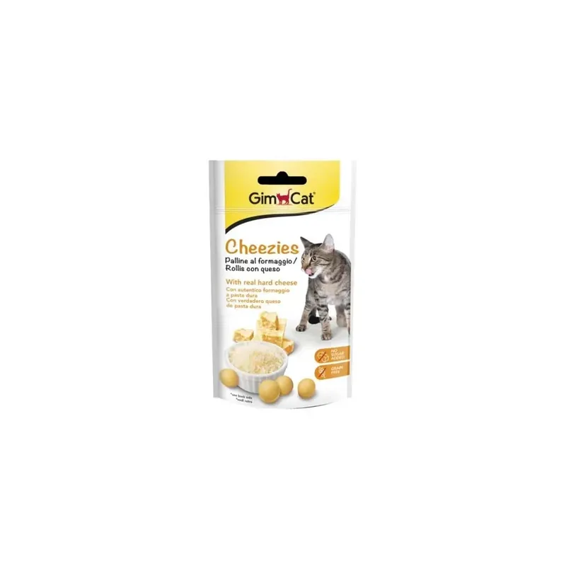Snack per gatto Gimcat Cheezies al formaggio busta 50 g Shop Nu