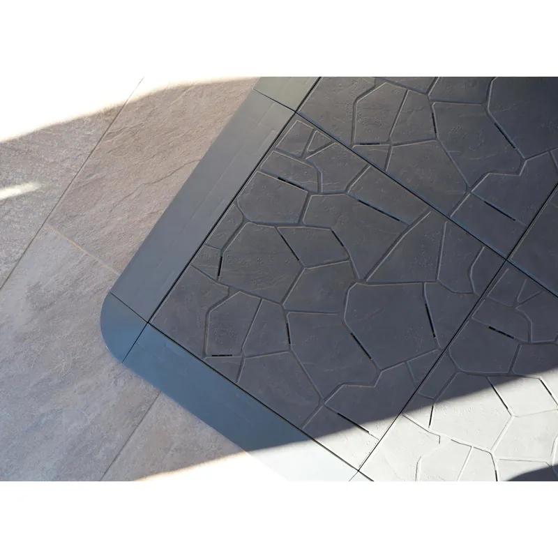 Weekendaanbieding Cordolo Universale Snaptile antracite 2,5x38x8 cm