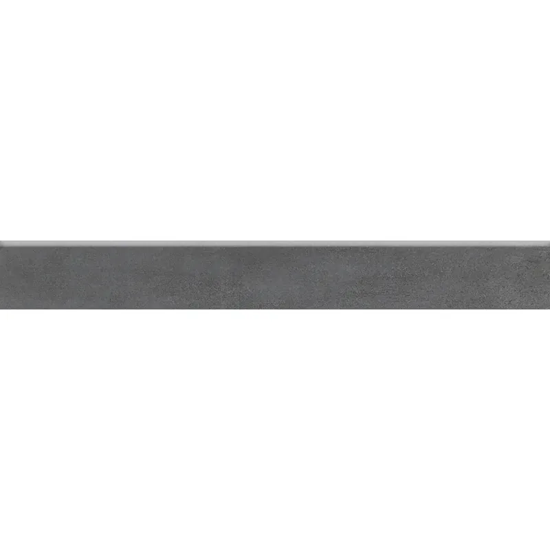 Battiscopa in gres porcellanato Metallic grigio 7,5x60,4 cm Superprijs