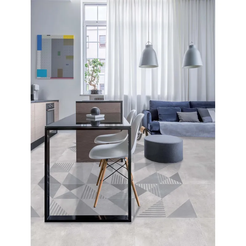 Piastrella in gres porcellanato Calcis grigio deco 60x60 cm 1,44 m² Merkproduct