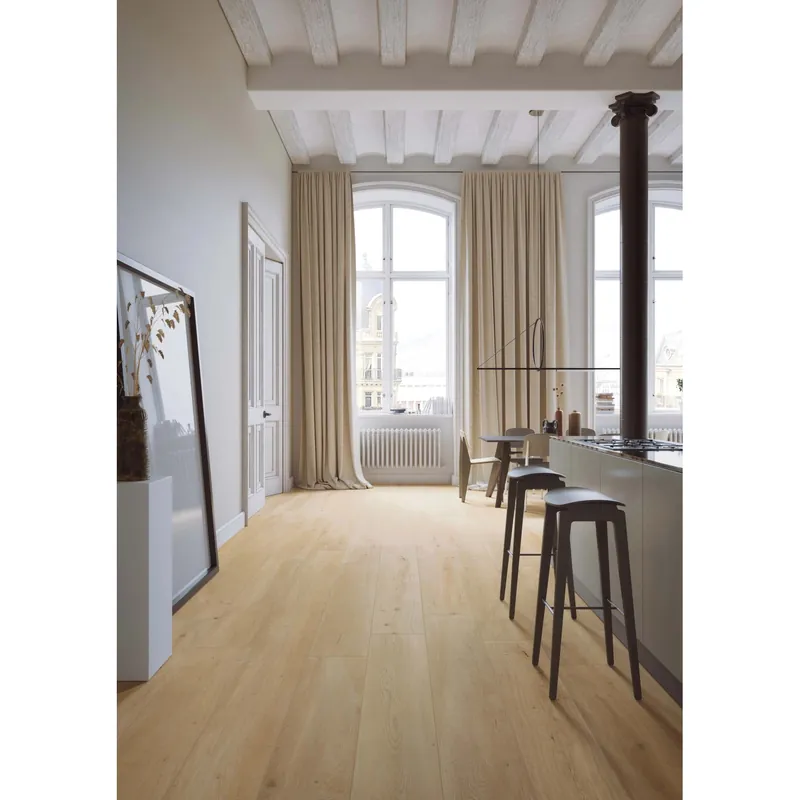 Piastrella in gres porcellanato Alpi effetto legno iroko 26,5x180 cm 1,44 m² Express Levering