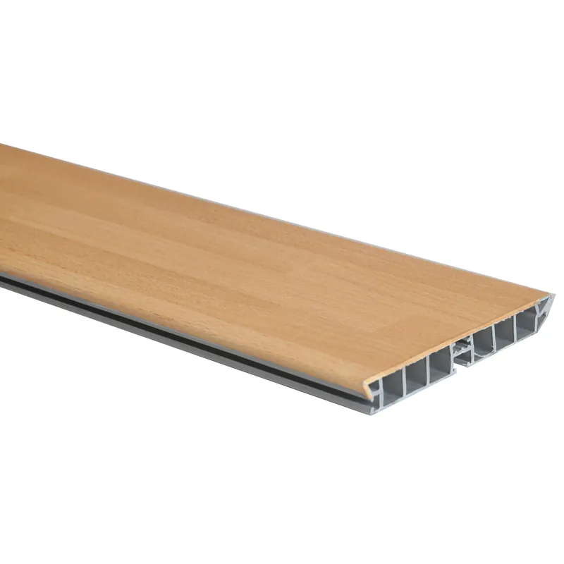 Lage Kosten Zoccolino cucina in pvc rivestito faggio 300 cm x 10 cm