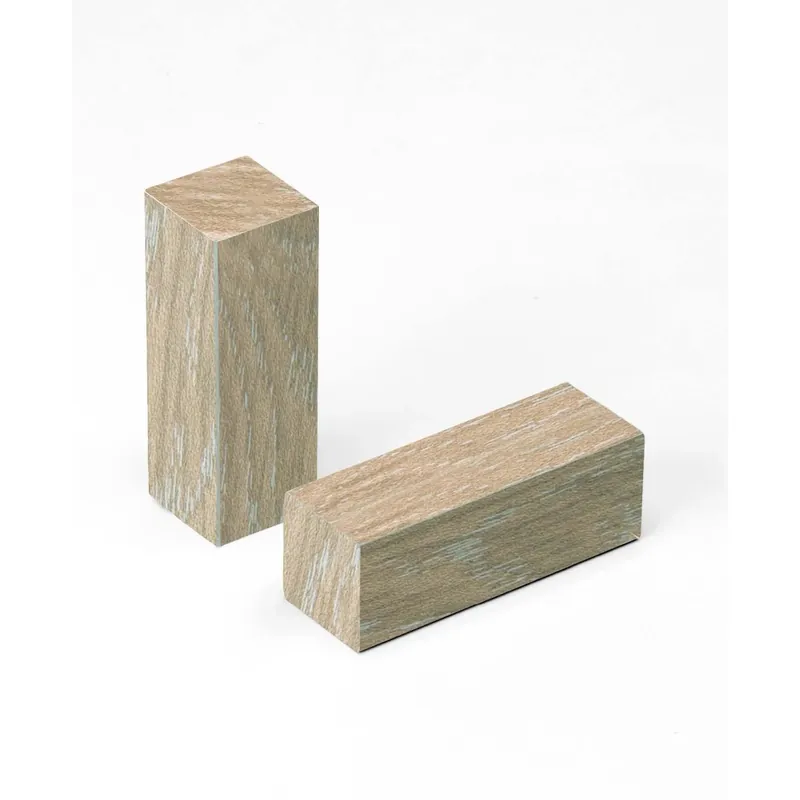 Favoriet Blister per posa ad angolo battiscopa mdf rettangolare rovere sbiancato