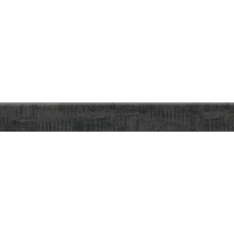Battiscopa Trame in gres porcellanato antracite 7 cm x 60 cm Beperkte Voorraad