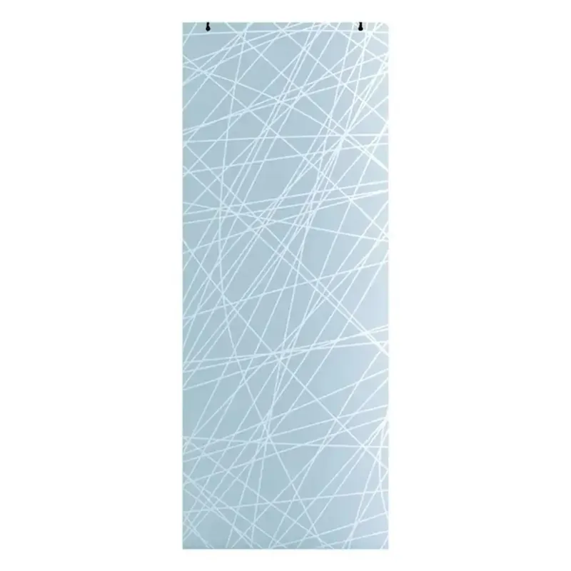 Porta scorrevole esterno muro in cristallo disegno Armonia 86x215 cm Hete Deal