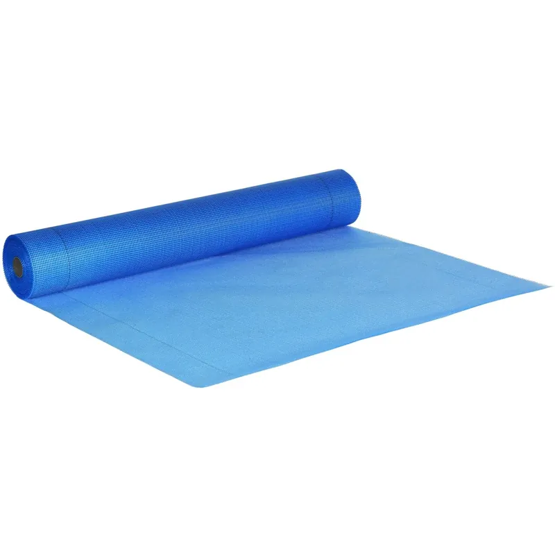 Rete per cappotto 160 gr/m² blu al taglio Seizoensaanbieding