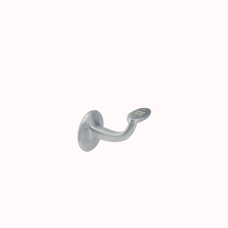 Bestel Nu Supporto corrimano base piana in ottone cromato satinato
