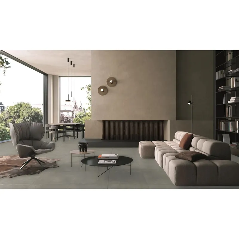 Tijdelijk Beschikbaar Piastrella in gres porcellanato Revolution grigio 61x61x0,8 cm 1,86 m²