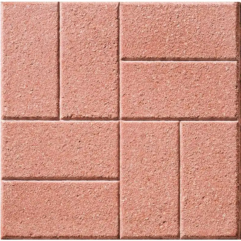 Bestseller Piastrella da esterno in scaglie di porfido mattone rosso 40x40 cm