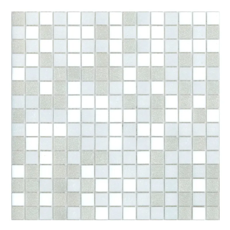 Mosaico decorativo Mix Classic bianco neige 32,7 cm x 32,7 cm Nieuw