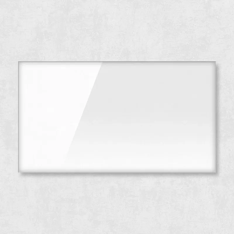 Fabrieksprijs Paraschizzi in vetro bianco 5 x 800 x 450 mm