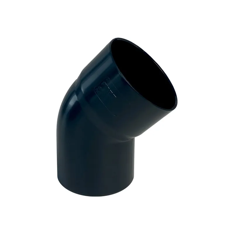 Merkproduct Curva pluviale in PVC Marley First Plast antracite 45° ø 80 mm
