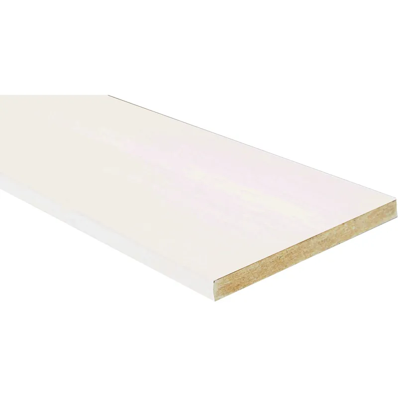 Lage Kosten Battisedia in mdf rivestito bianco 12 cm