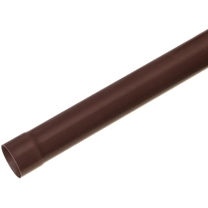 Bestseller Tubo pluviale in PVC marrone Ø 80 mm - 2 m