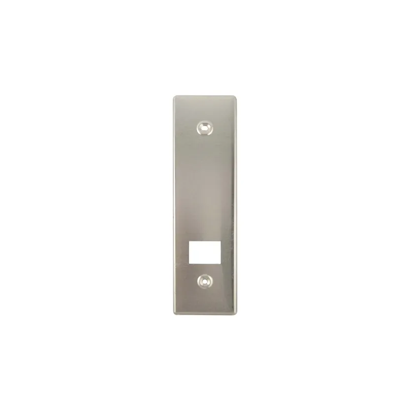 Superprijs Placca avvolgitore alluminio satinato interasse fori 185 mm