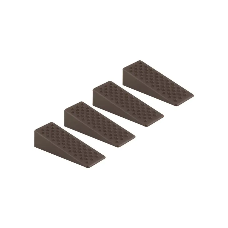 Beperkte Voorraad Fermaporte a cuneo adesivi in polistirolo marrone 50x19 mm 4 pz
