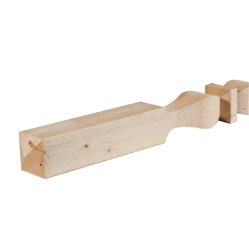 Colonna sagomata in legno di abete non verniciato 95 x 95 x 1170 mm Direct Beschikbaar