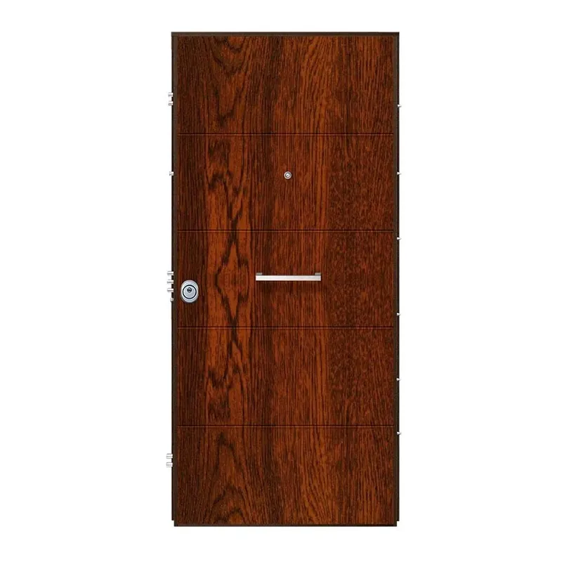 Porta blindata Super Noce 90x210 cm noce apertura dx Bestel Nu