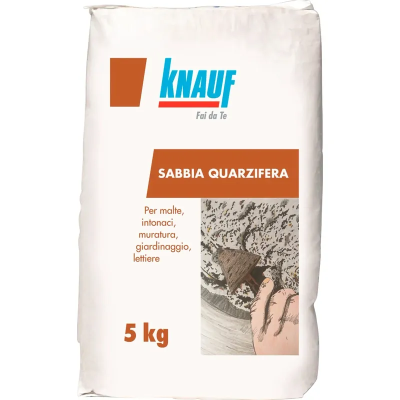 Lage Kosten Sabbia quarzifera Knauf 5 kg