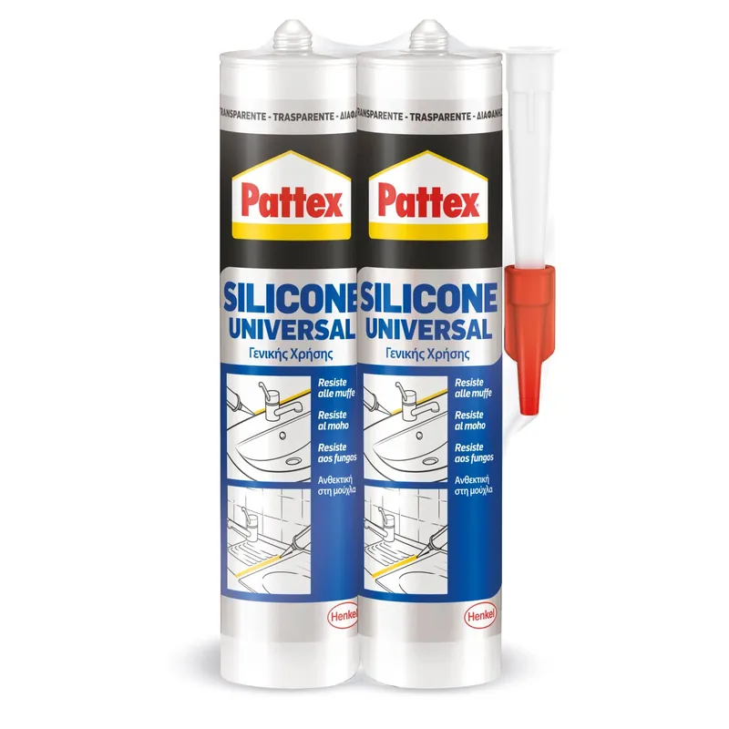 PATTEX Sigillante Universale Trasparente Bi-pack 280ml Beste Prijs
