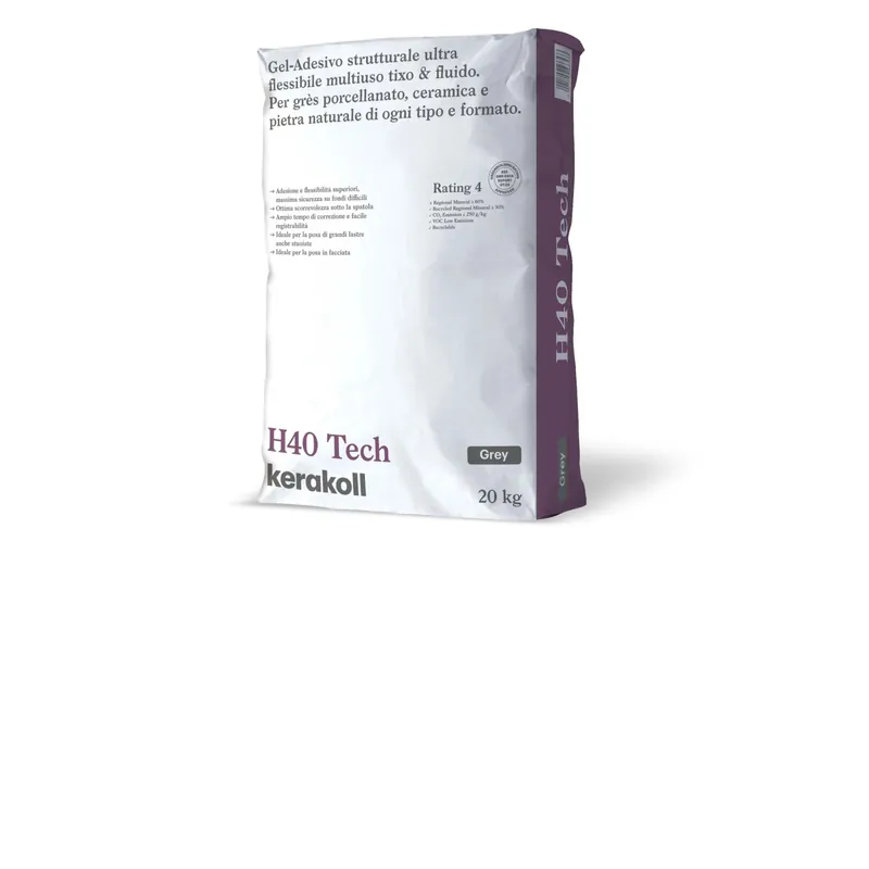 Premium Gel-adesivo H40 Tech grigio Kerakoll 20 kg