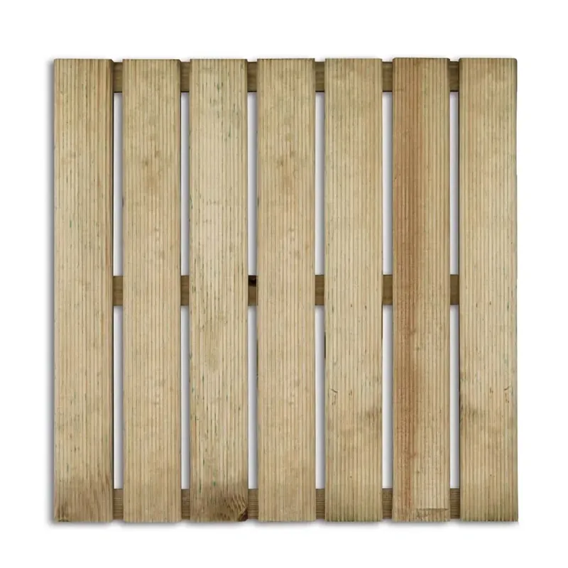 Snelle Levering Piastrella da esterno in legno di pino impregnato 50x50 cm