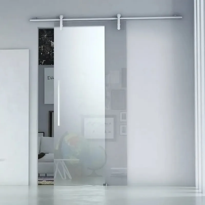 Korting Porta scorrevole Ermes in cristallo satinato 86x215 cm