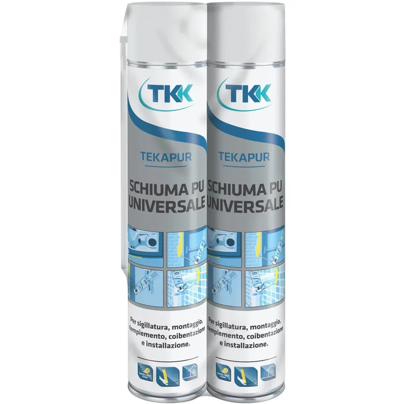 Schiuma poliuretanica Tekapur manuale 750 g 2 pz Hete Deal