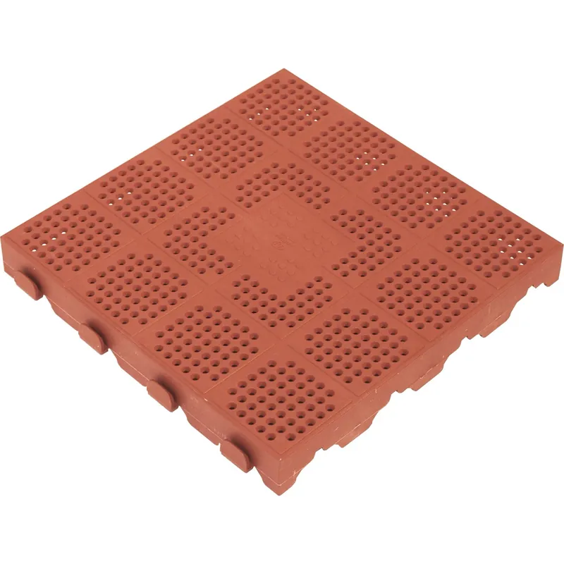 Hete Deal Piastrella da esterno in polipropilene drenante Combi cotto 39x39 cm