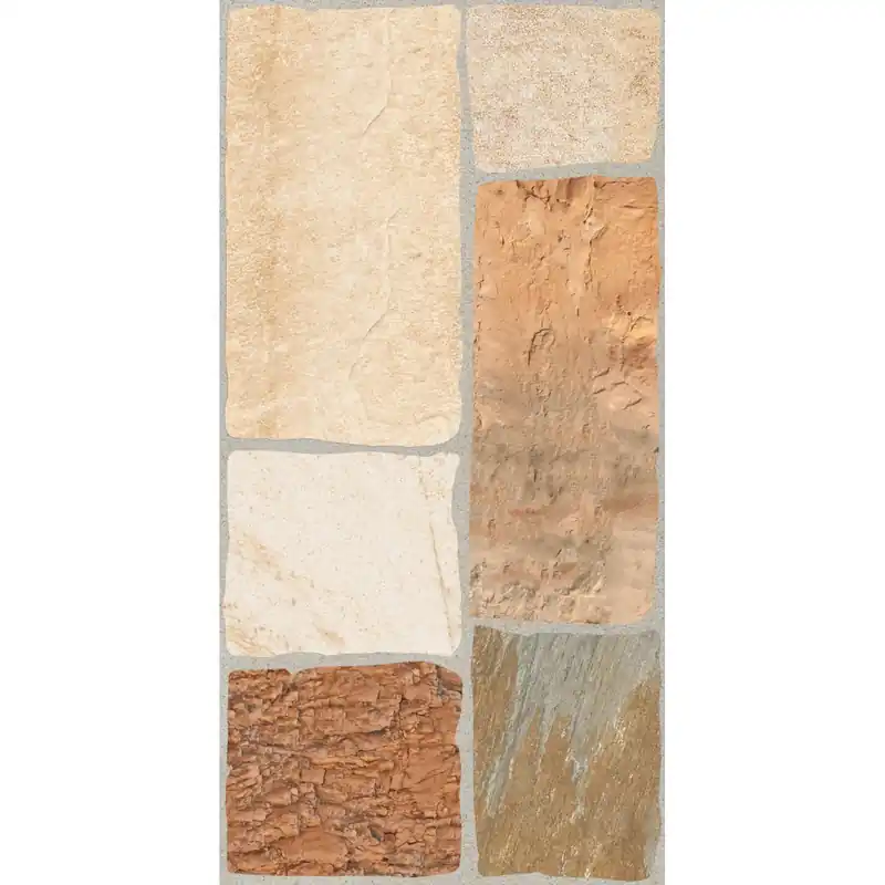 Goedkoop Piastrella da esterno in gres porcellanato Pedra beige 30,2x60,4 cm 1,65 m²
