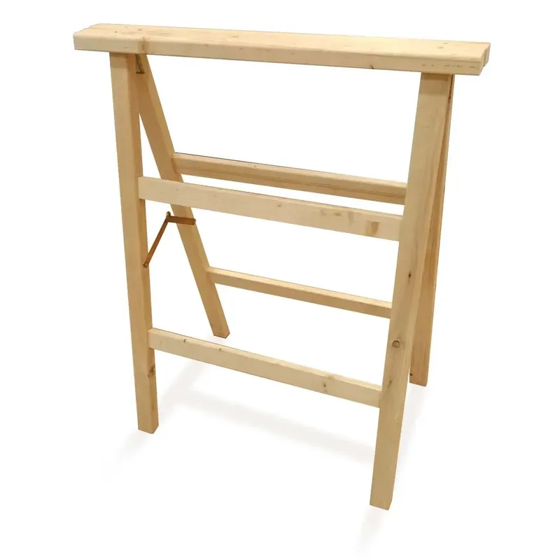 Uitverkoop Cavalletto da lavoro rinfrozato in legno abete