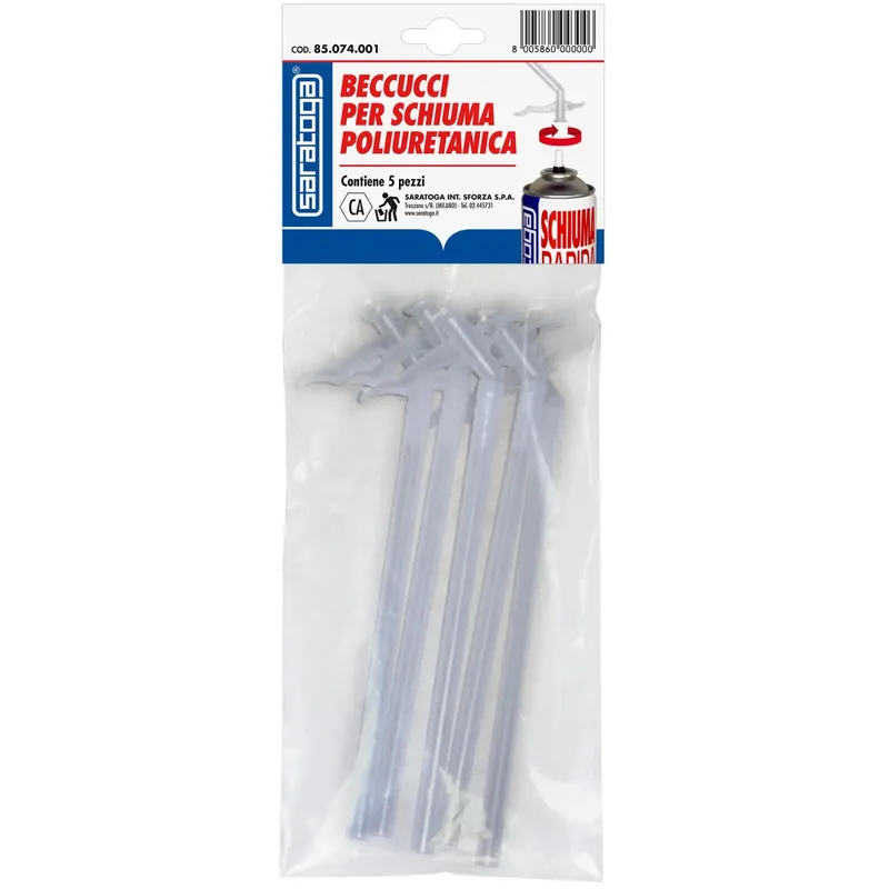 Beccucci per Schiuma Poliuretanica Saratoga 5 pz Actieprijs