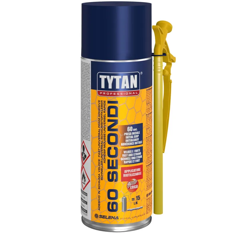 Exclusieve Aanbieding Schiuma Adesiva 60 Secondi manuale ergo Tytan 300 ml