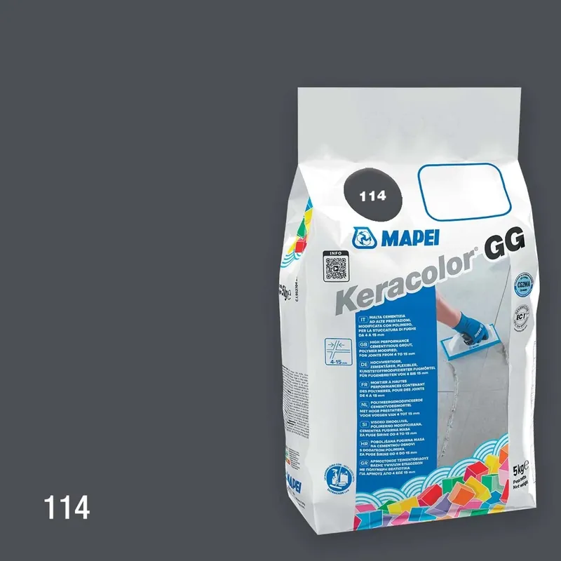 Stucco per fughe Keracolor GG 5 kg 114 Antracite Betrouwbaar