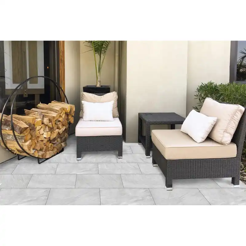 Hete Deal Piastrella in gres porcellanato Apuano grigio chiaro 30,2x60,4 cm 1,65 m²