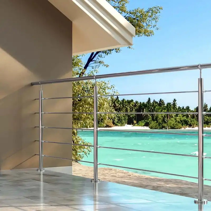 Parapetto in acciaio inox lucidoin kit Modulo A2 Favoriet