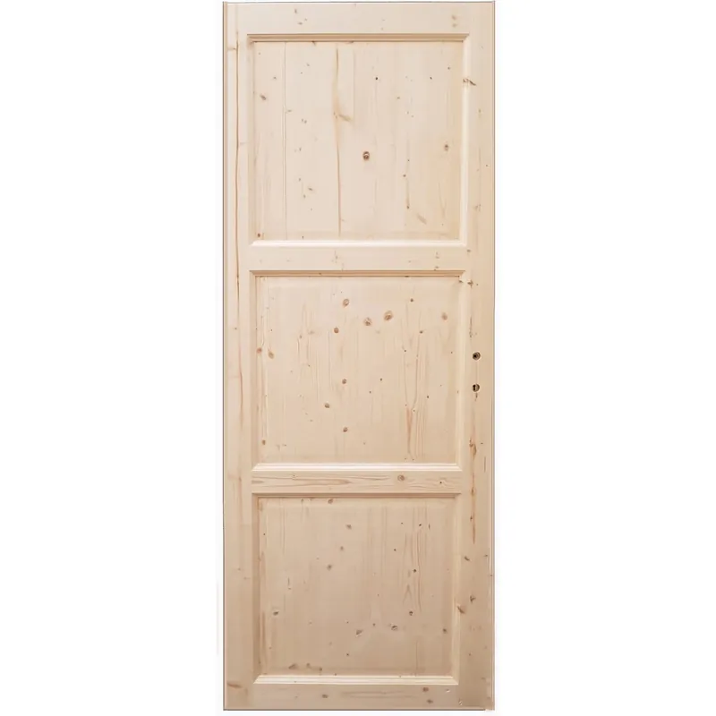 Beste Prijs Porta battente reversibile in abete grezzo 70x200 cm