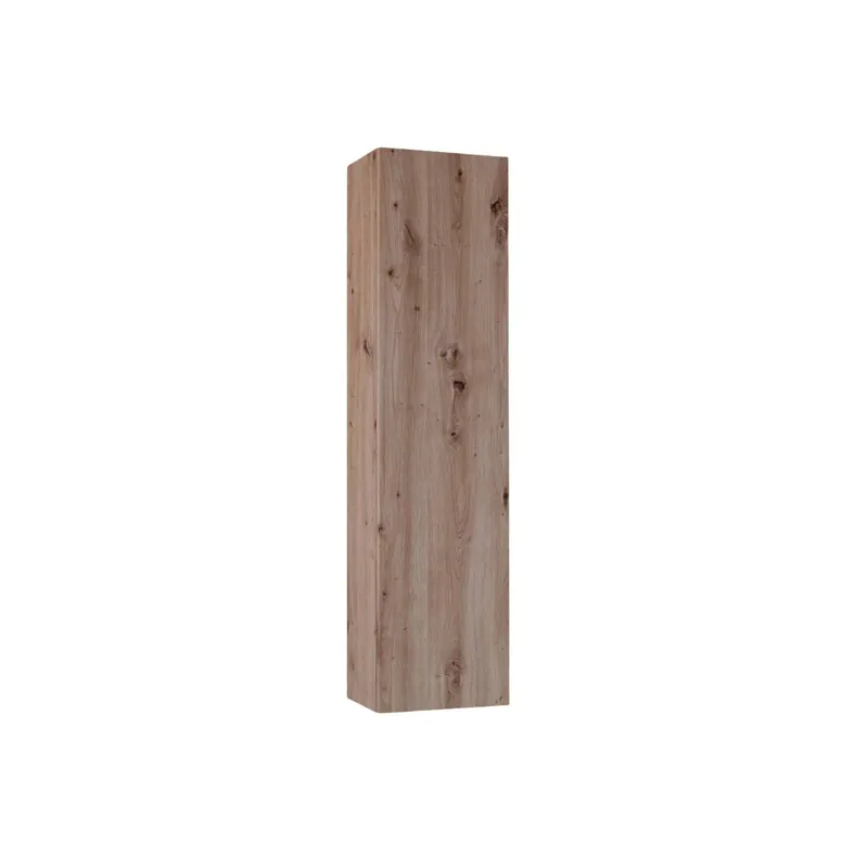 Colonna per bagno reversibile 1 anta 25x100x18 cm effetto legno Op = Op
