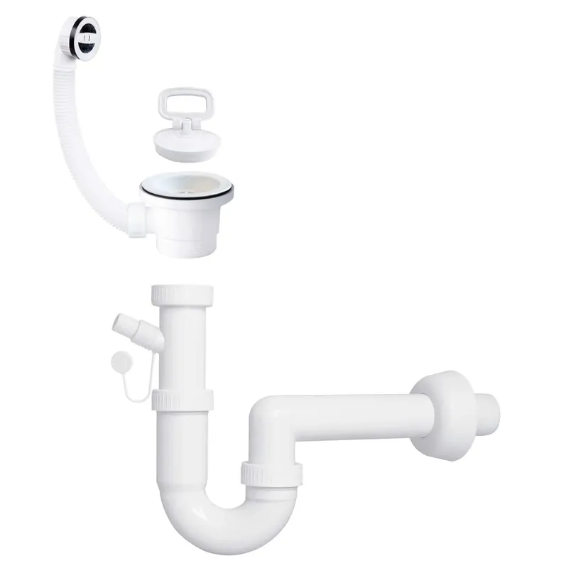 Dagaanbieding Kit sifone con piletta per lavatoi multiuso